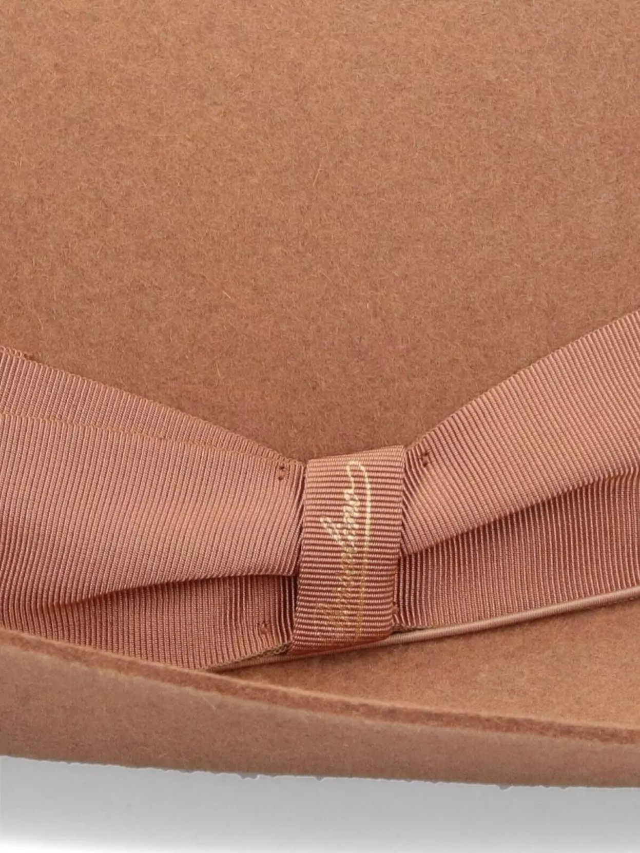 Borsalino Stylish Wide Brim Hat With Ribbon Detail