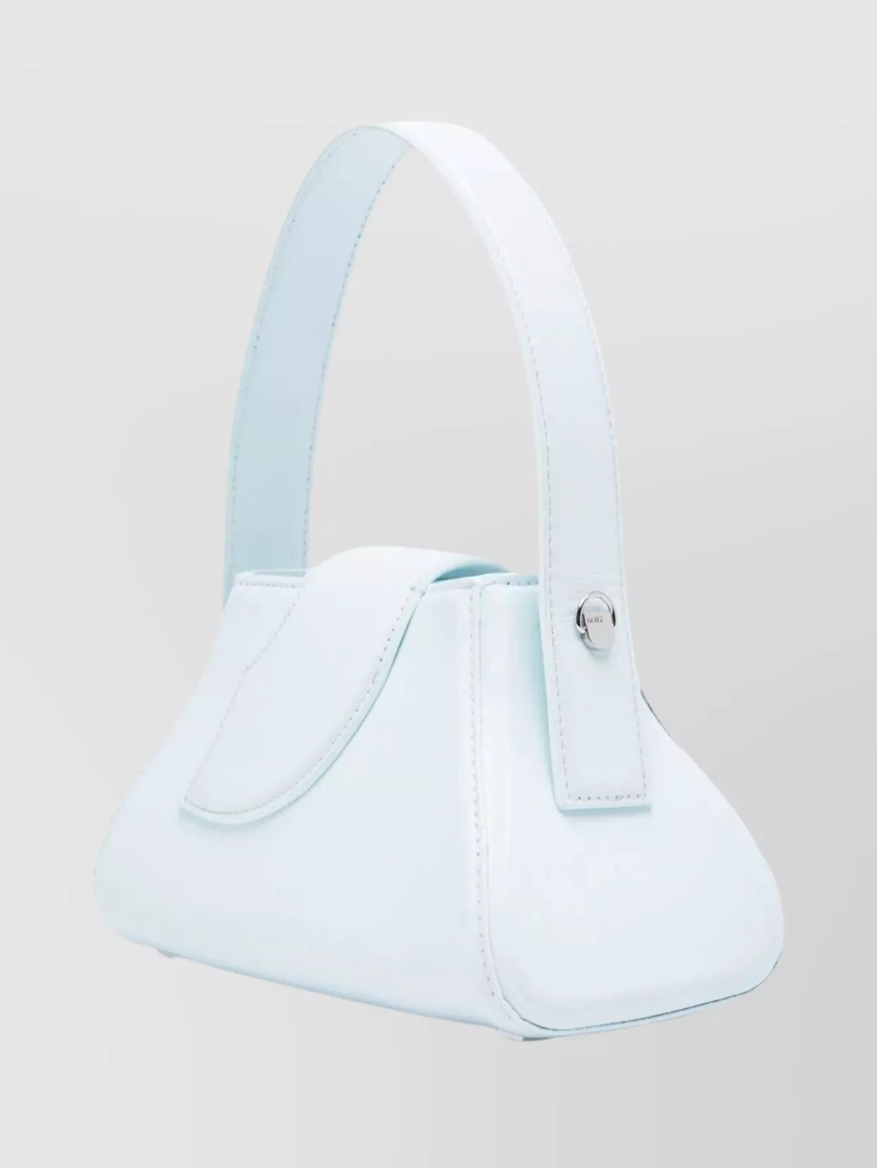 Gcds Mini Handbag Structured Shape Top Handle In Blue