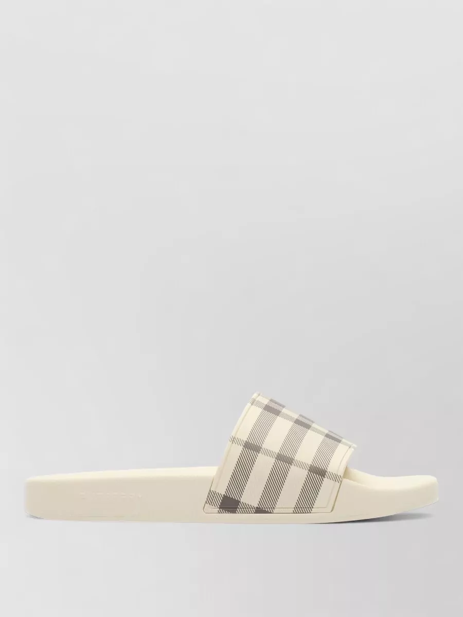 Burberry Check Slides