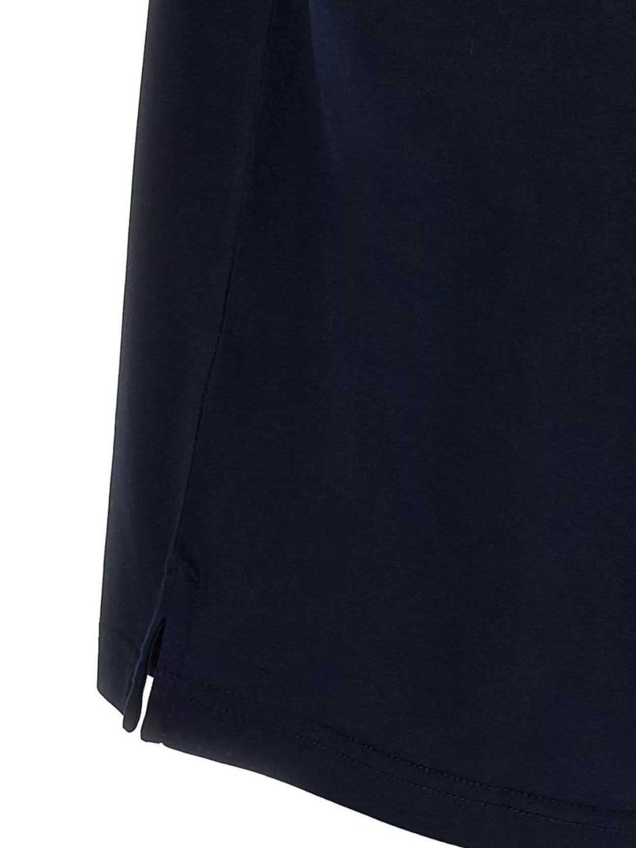 Pal Zileri Ribbed Collar Cotton Polo Shirt With Side Slits