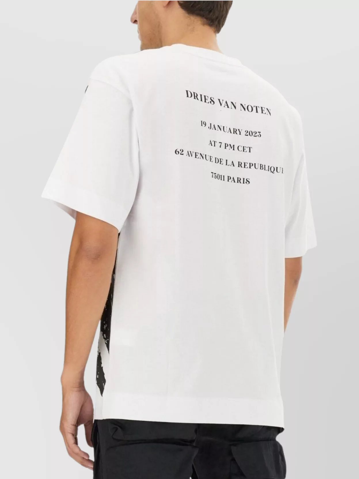 Dries Van Noten Graphic Logo Crew Neck T-Shirt