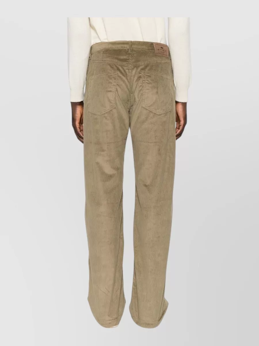 Etro Corduroy Straight-Leg Jeans