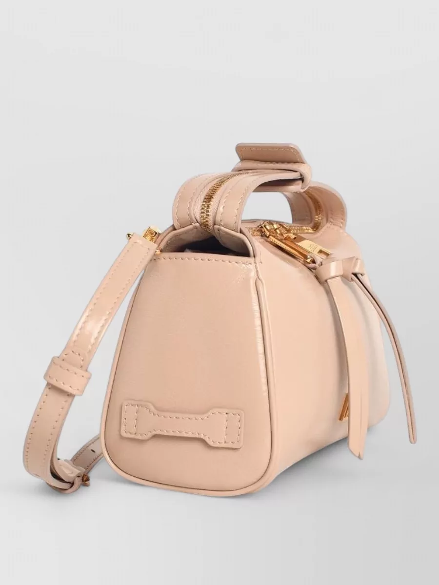 Dolce&Gabbana Vittoria Leather Shoulder Bag Adjustable Strap