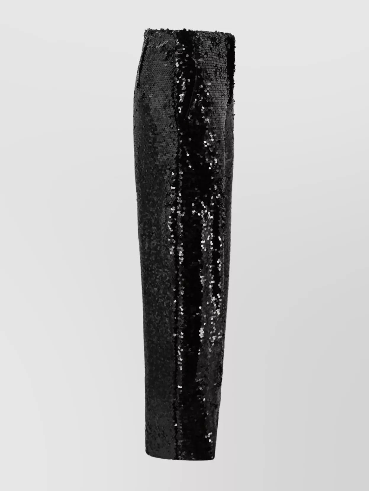 PHILOSOPHY HIGH WAIST SEQUIN EMBELLISHED WIDE LEG TROUSERS