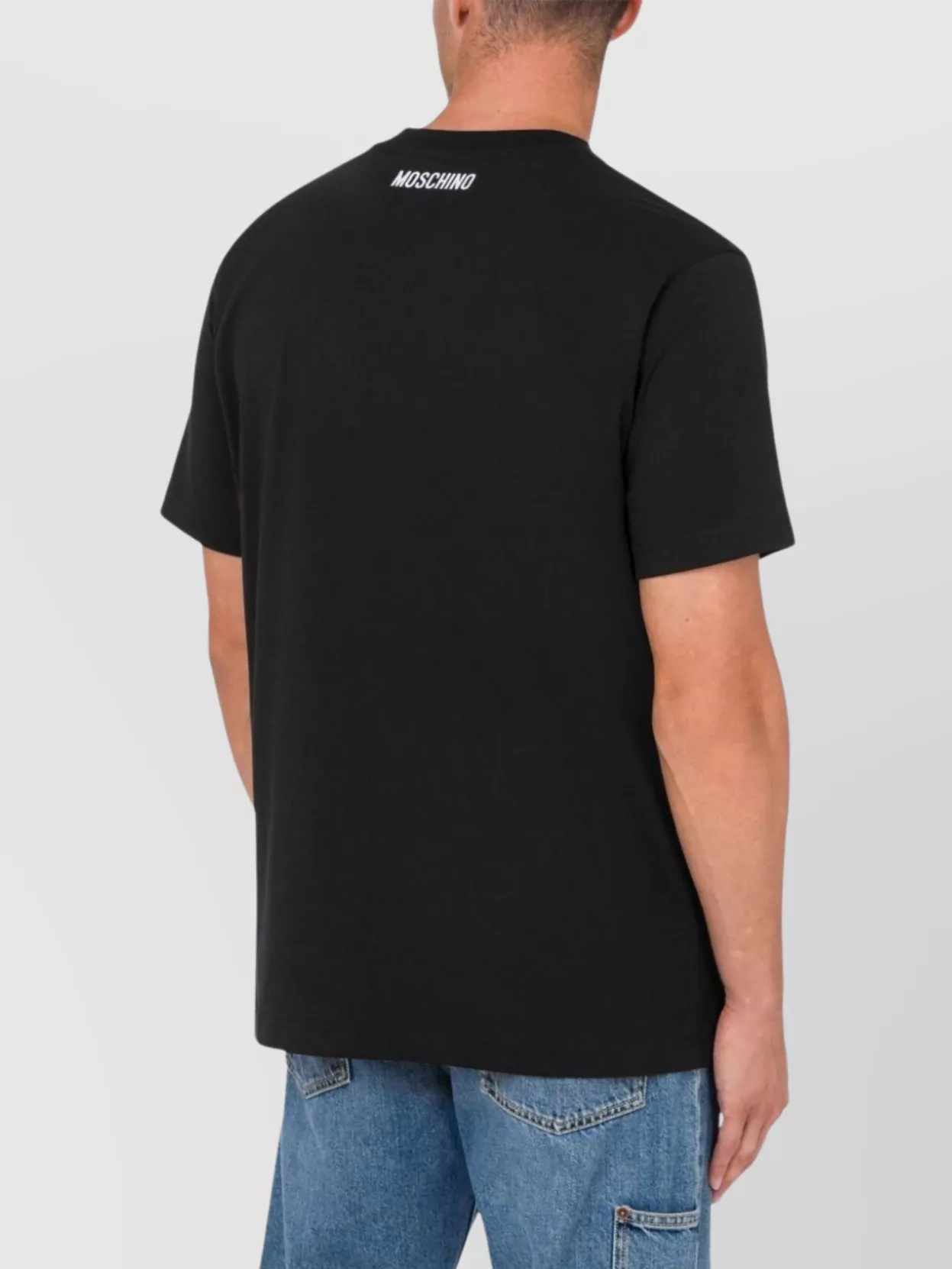 Moschino Duck-embroidered Crewneck T-shirt