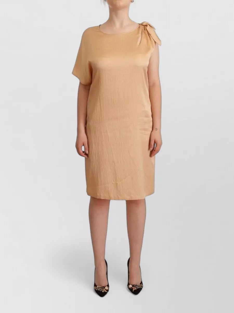 Moschino One-sleeve knee-length dress