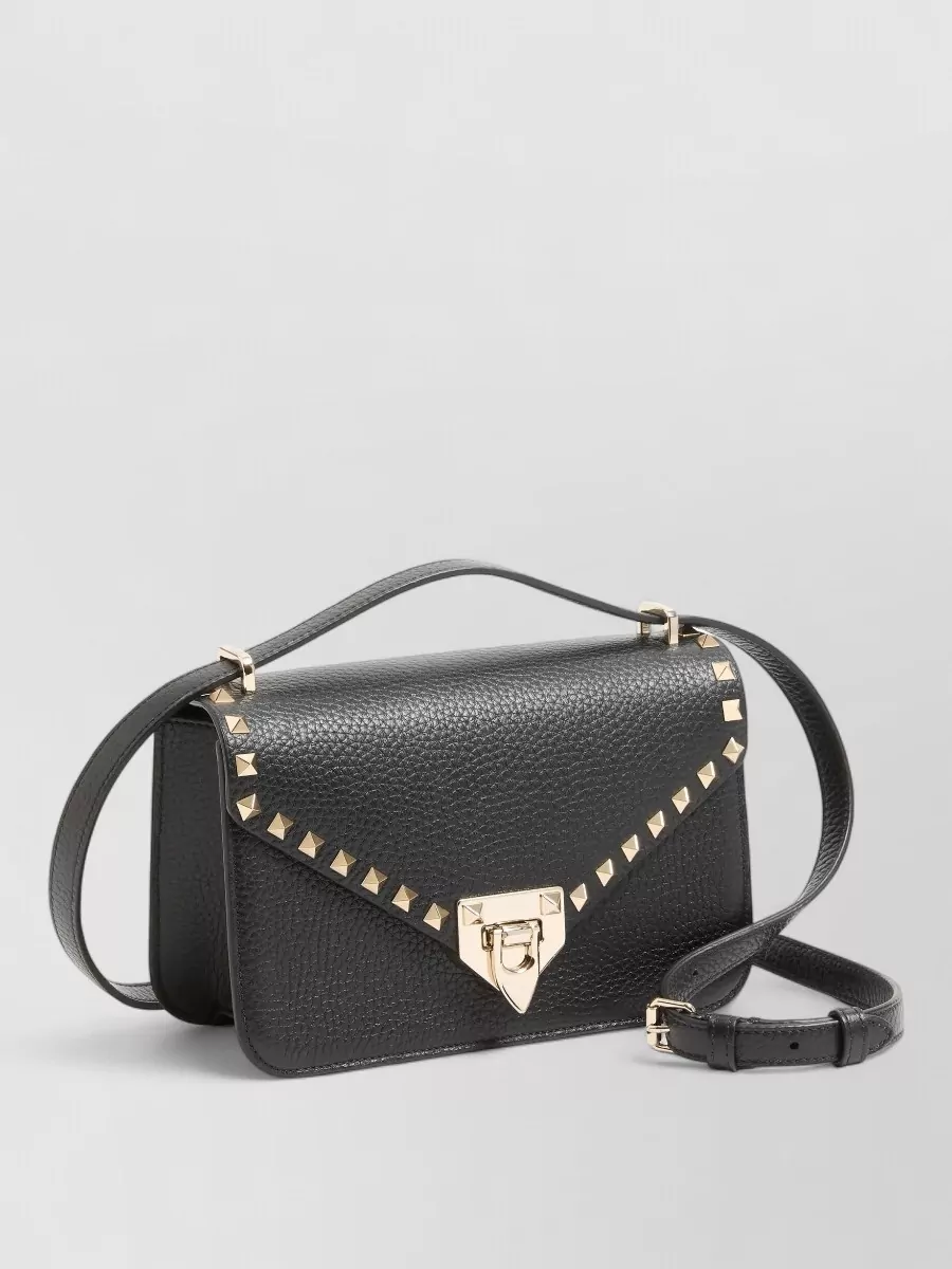 Valentino Leather Rockstud Small Shoulder Bag