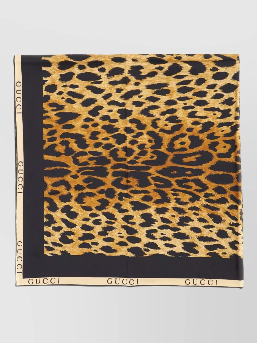 Gucci Silk Printed Scarf