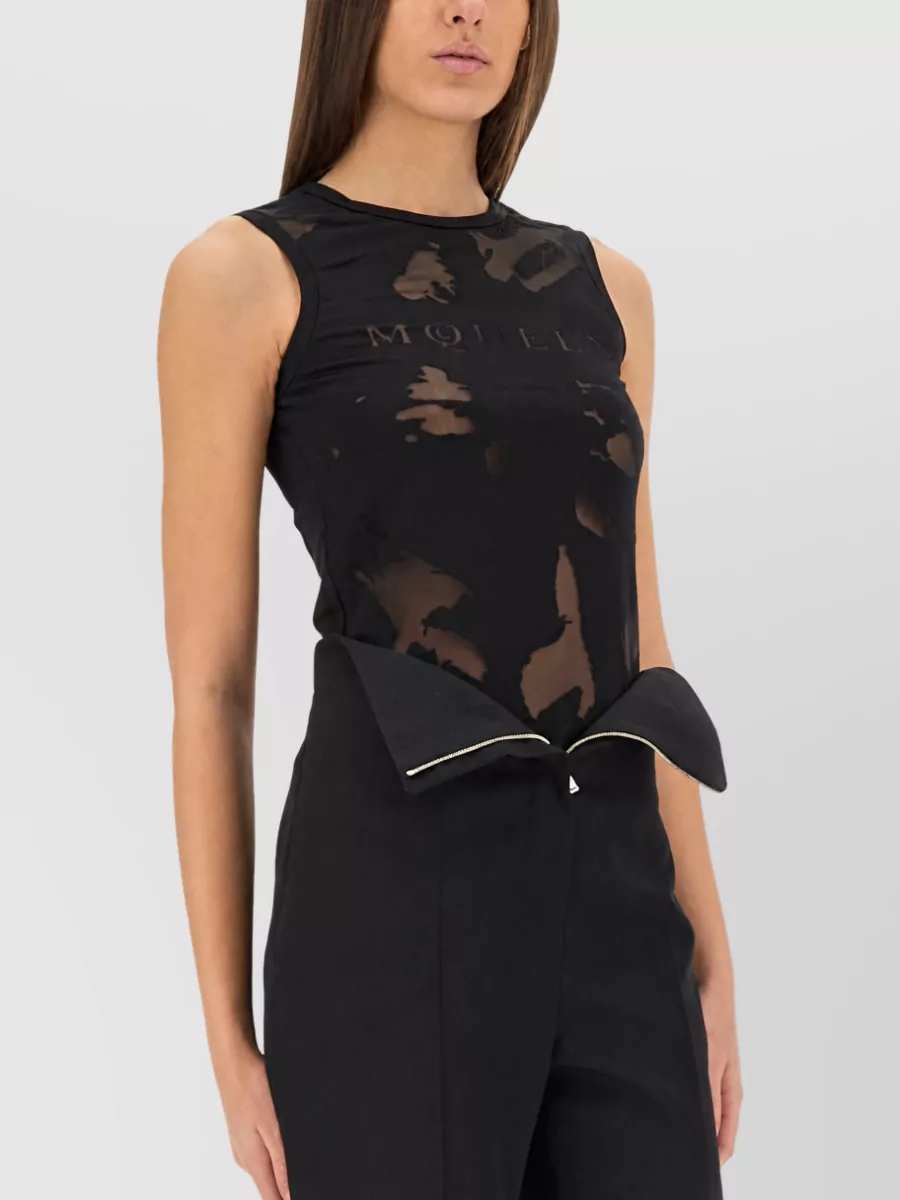 Alexander Mcqueen Short-Sleeve Top