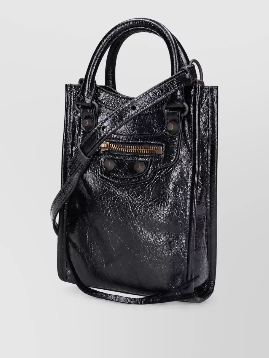 Balenciaga Le City Mini Leather Shoulder Bag