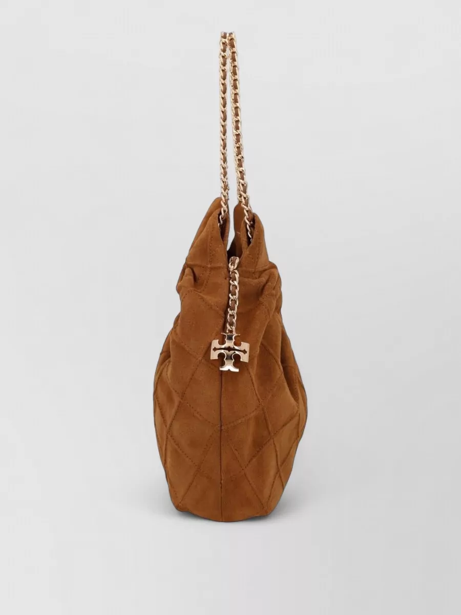Tory Burch Shoulder Bag Chain Strap Quilted Design