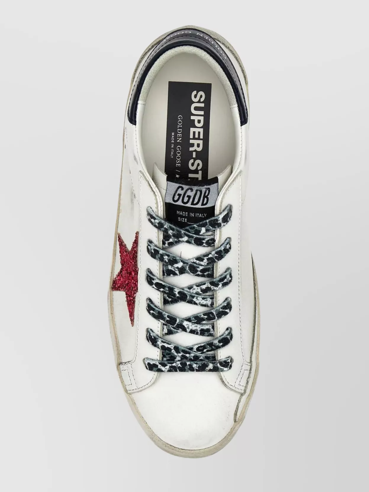 Golden Goose Superstar Distressed Leather Sneakers