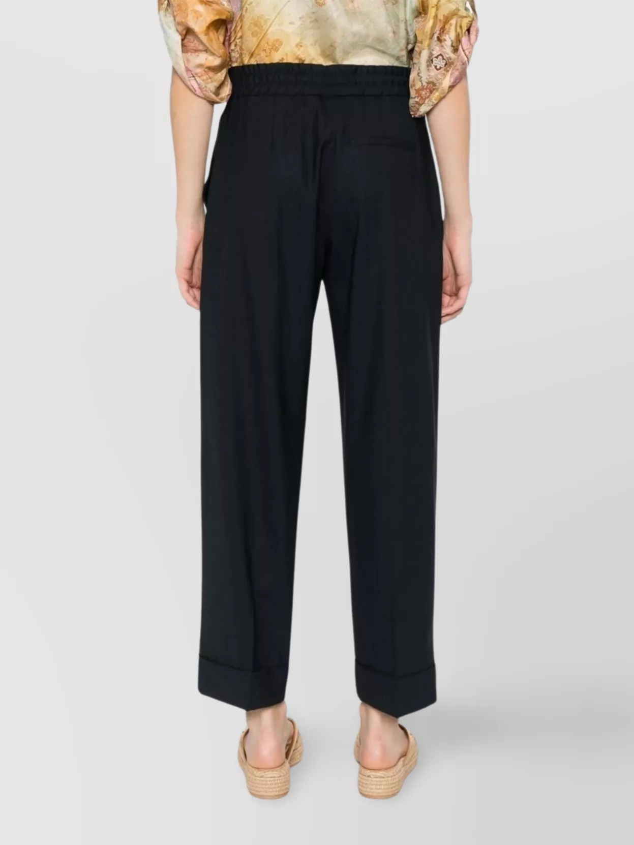 P.A.R.O.S.H TROUSERS FEATURING DRAWSTRING WAISTBAND AND WELT POCKET