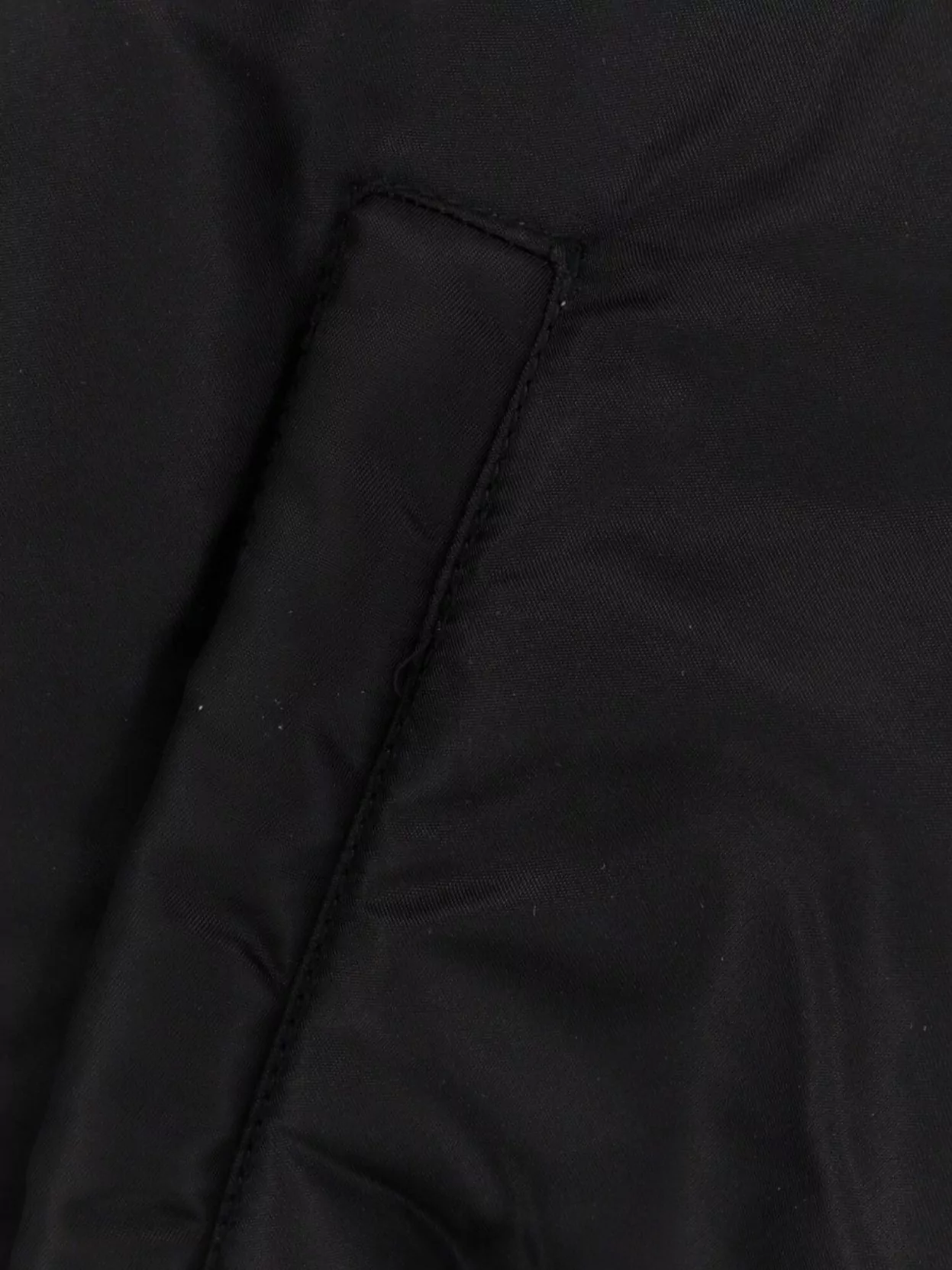 Ih Nom Uh Nit Padded Bomber Jacket With Ribbed Cuffs And Hem In Black