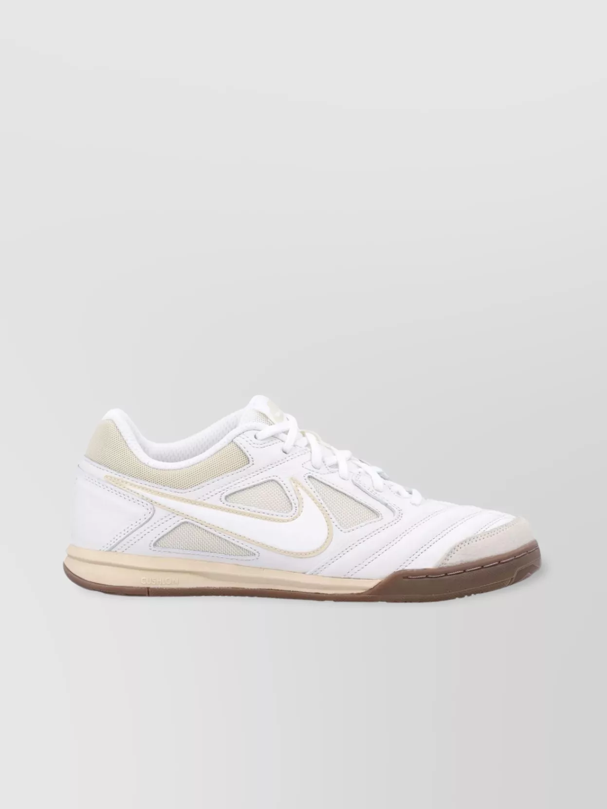 Shop Nike Textile And Leather Mix Sneakers