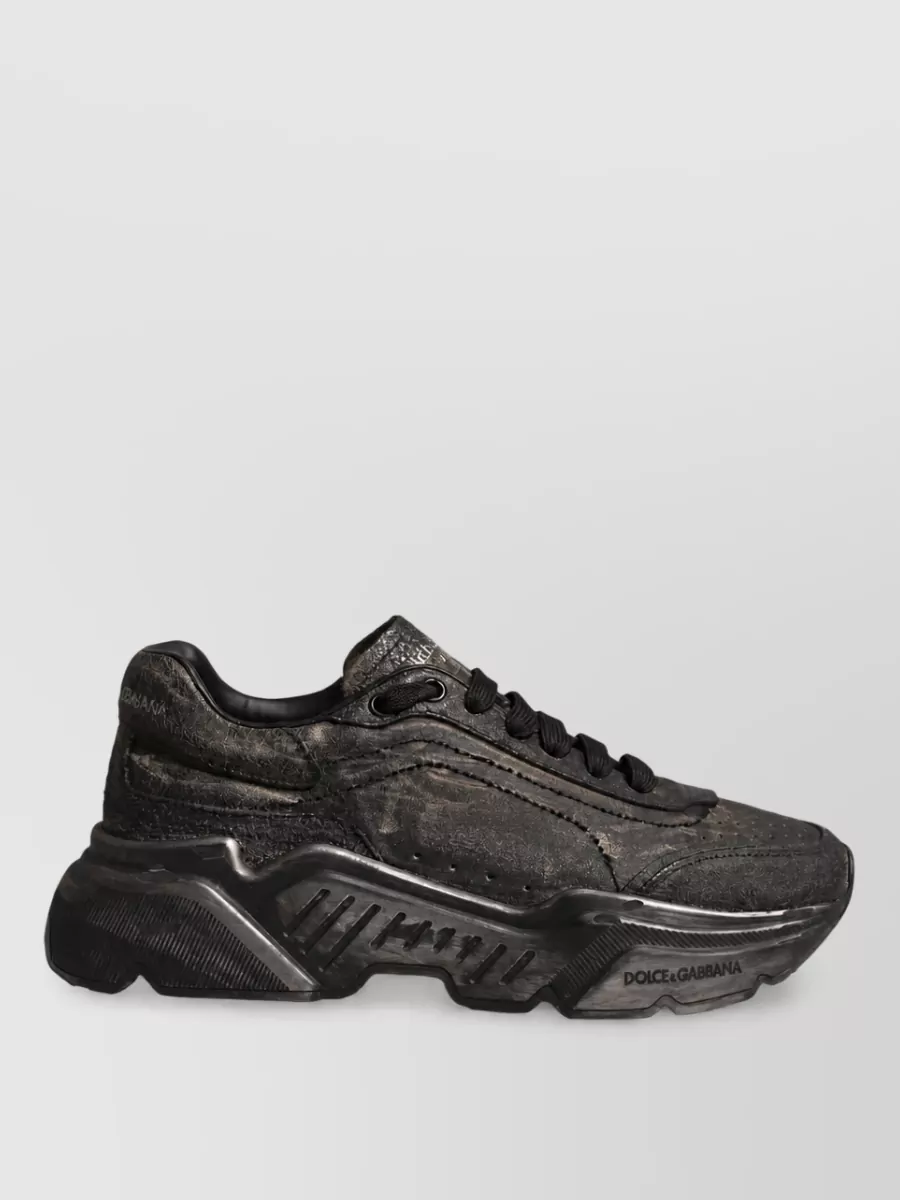 Dolce&Gabbana Leather Low-Top Sneakers