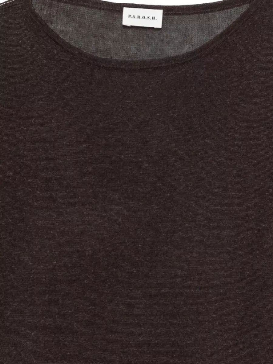 P.a.r.o.s.h. Linen Blend Sweatshirt