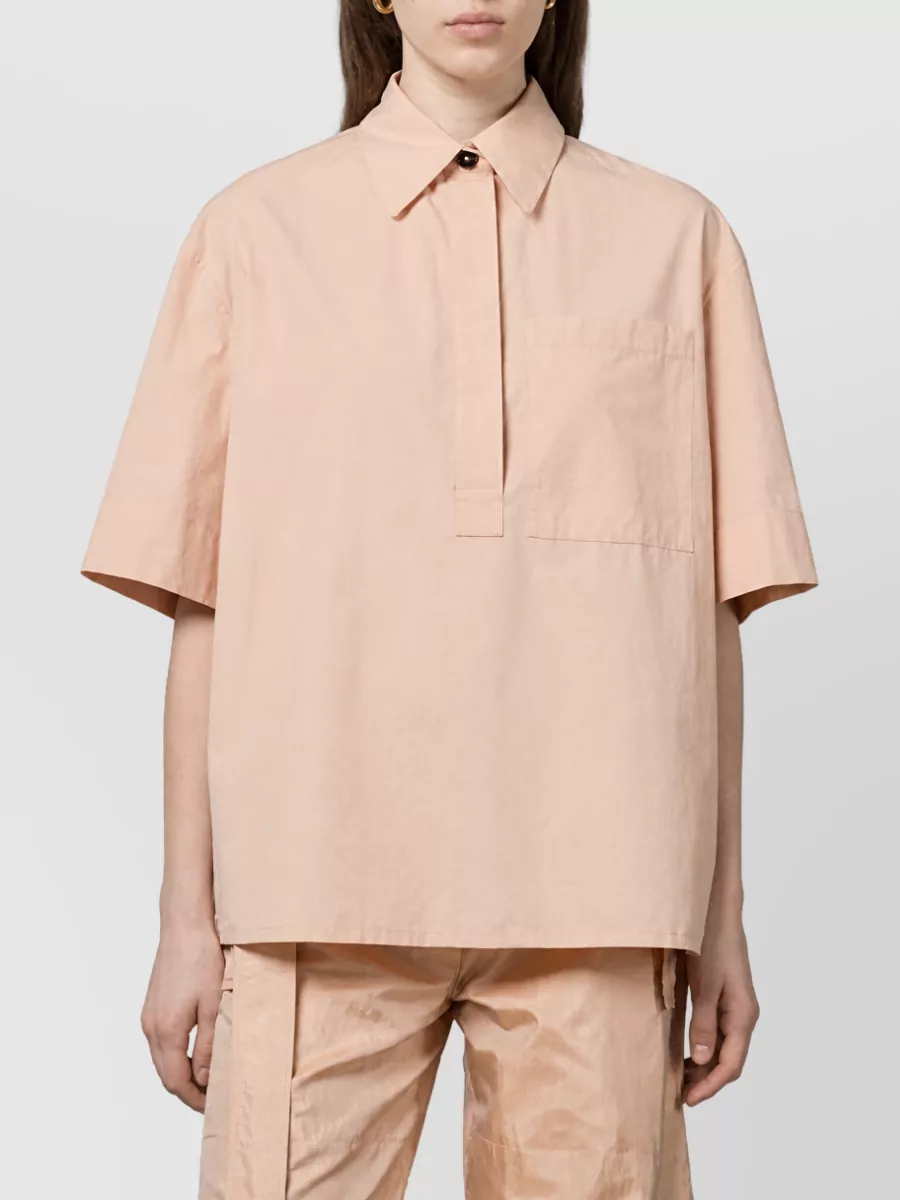 Jil Sander Cotton Short-Sleeve Shirt