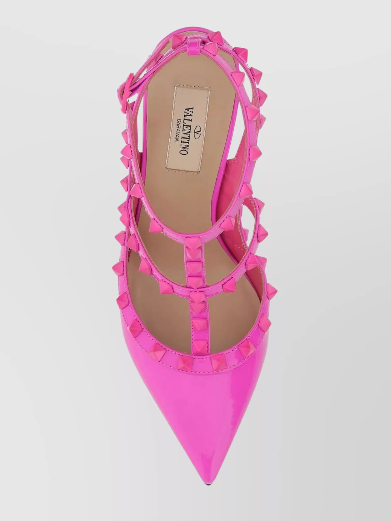 Valentino Garavani Metal Studs Strappy Stiletto Pumps