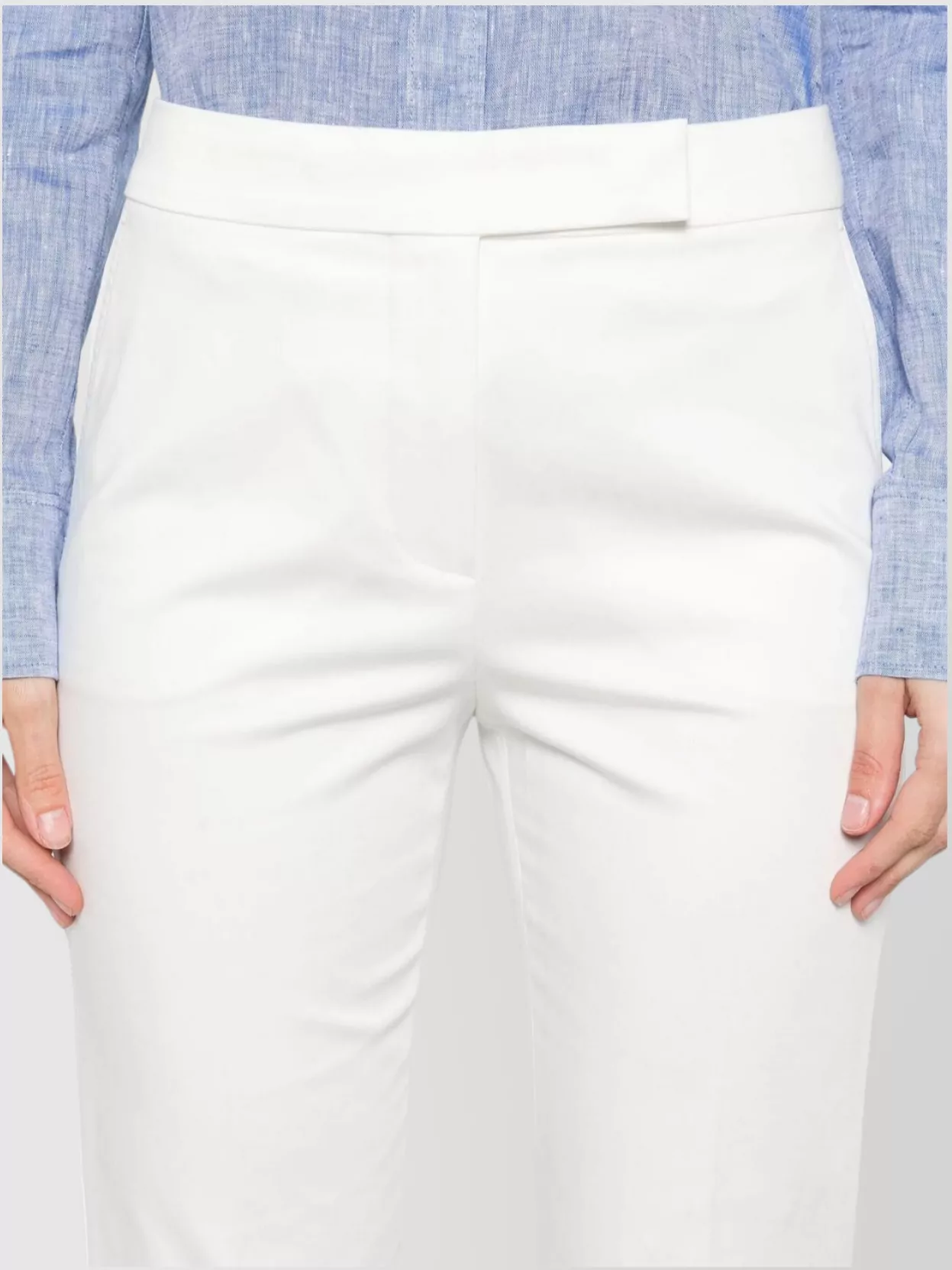 Max Mara Trousers With Belt Loops And Side Pockets
