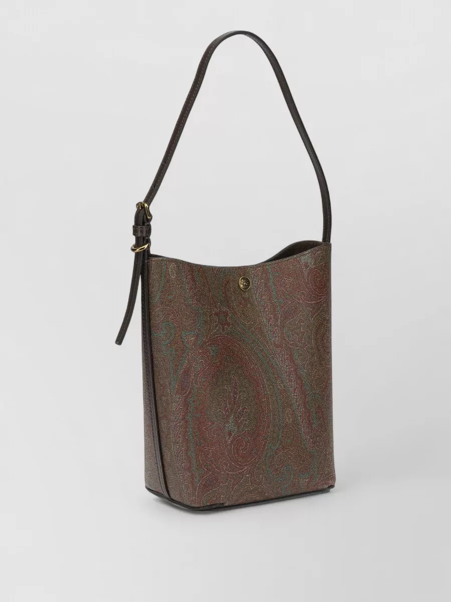 Etro Essential Small Canvas Bucket Bag