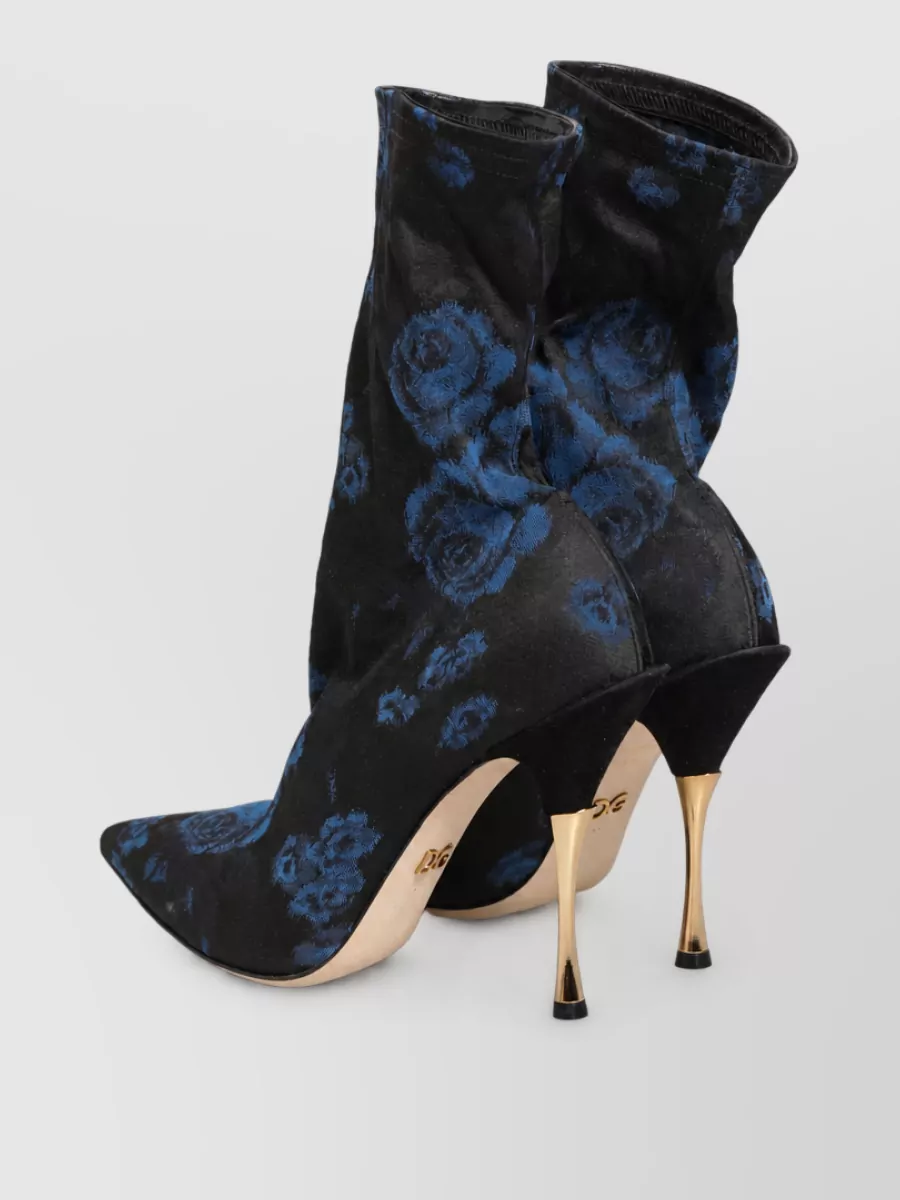 Dolce&Gabbana Floral Sock Boots