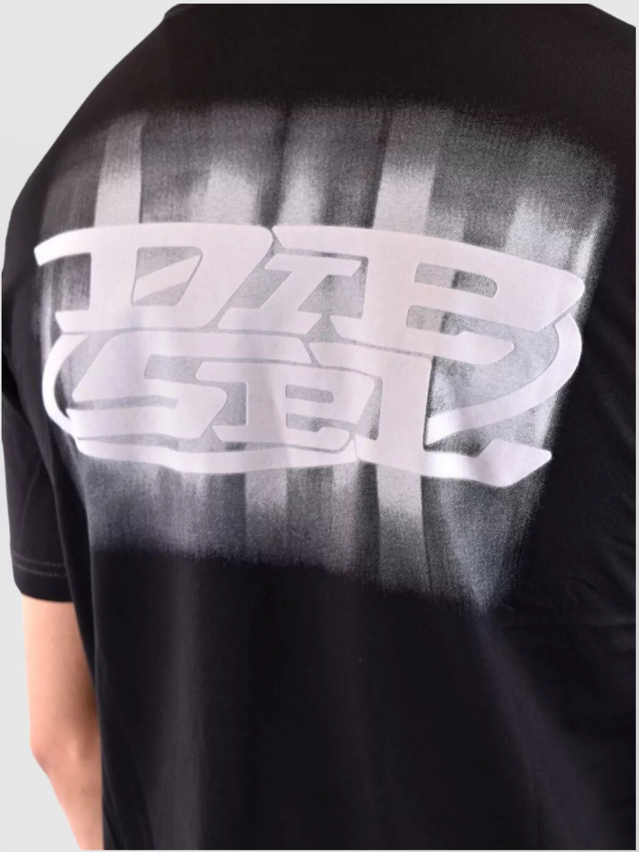 Diesel Graphic Print Crew Neck T-Shirts