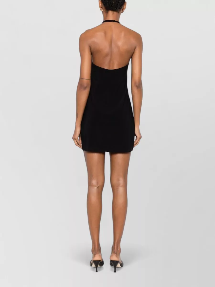 Norma Kamali Halterneck Mini Dress