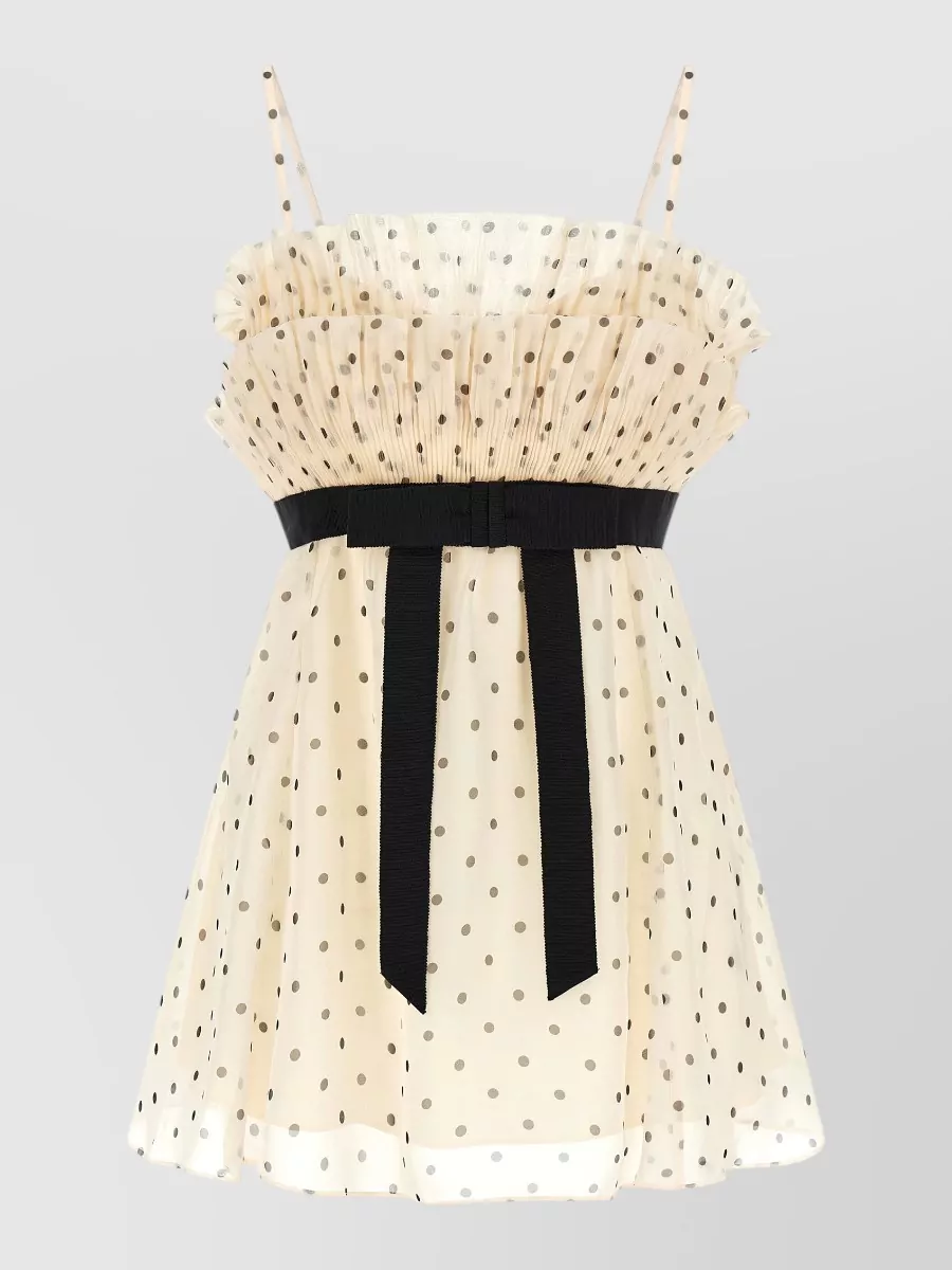 Zimmermann Polka-dot pleated cami top