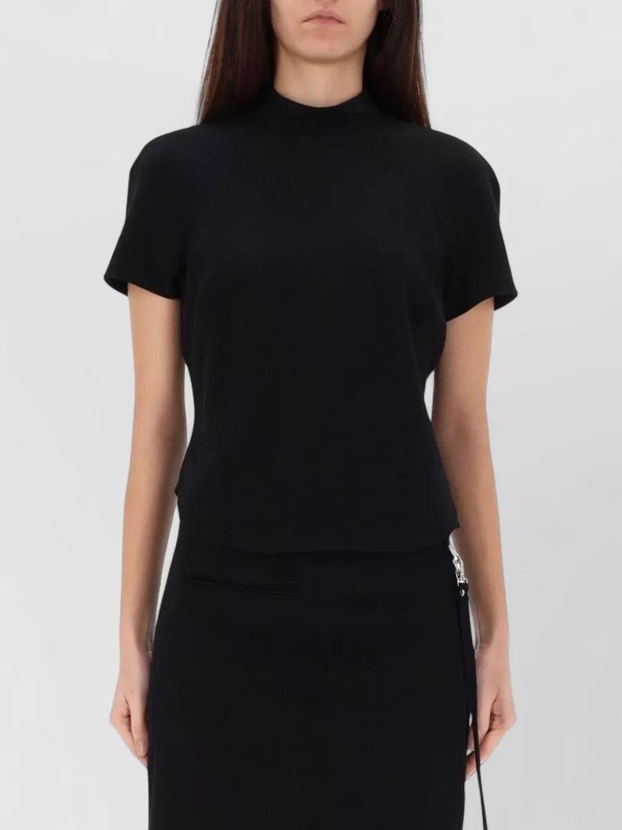 Courrèges Heritage Circle Short Sleeve Top