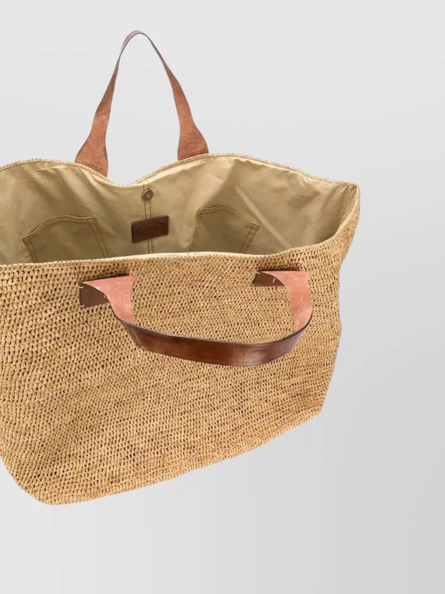 Ibeliv Raffia Beach Bag