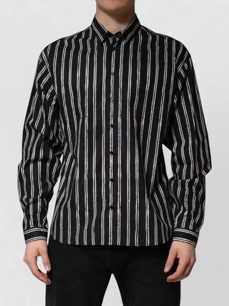 Dolce&Gabbana striped cotton dress shirt