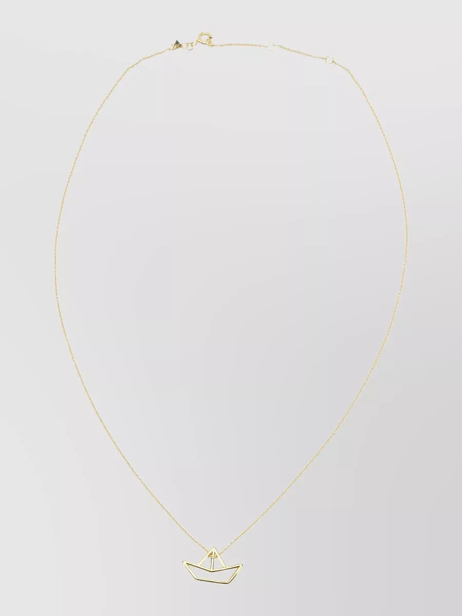 Aliita Brass Pendant Necklace