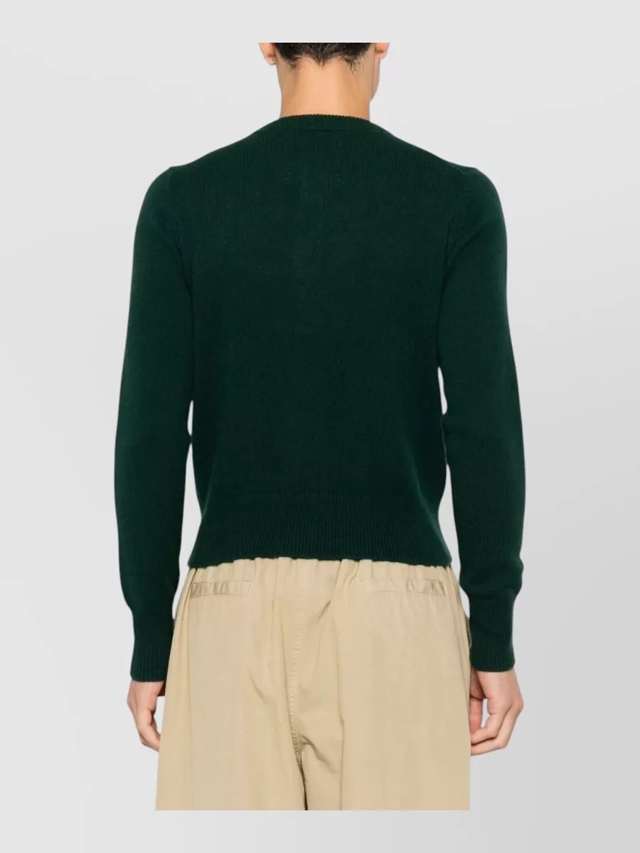 Extreme Cashmere Ribbed Cashmere Embroidered Cardigan