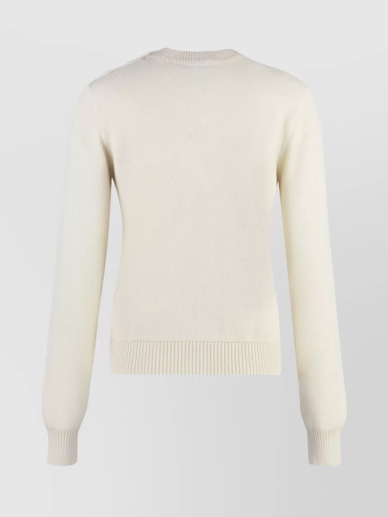 Bottega Veneta Crew-neck Wool Sweater Embellished Buttons