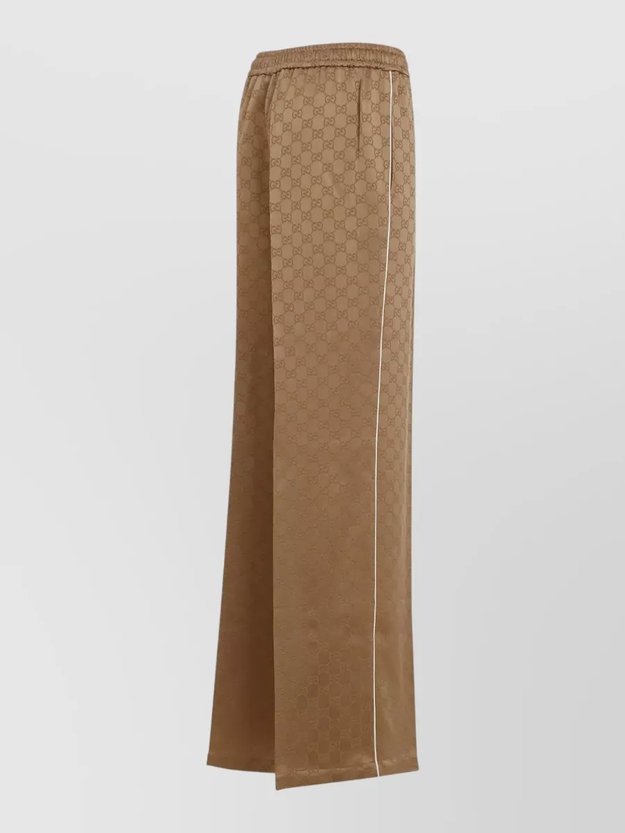Gucci Jacquard Wide-Leg Trousers
