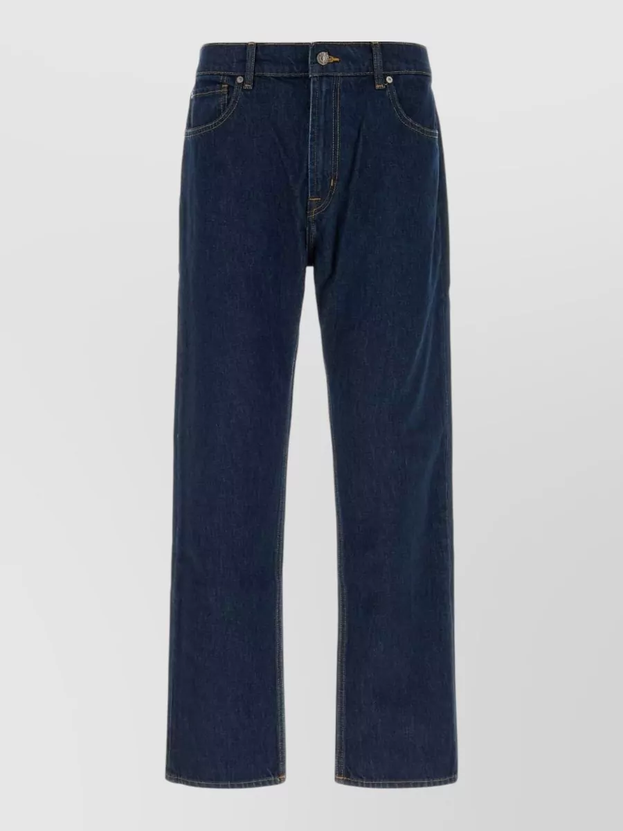 7 For All Mankind denim straight-leg jeans