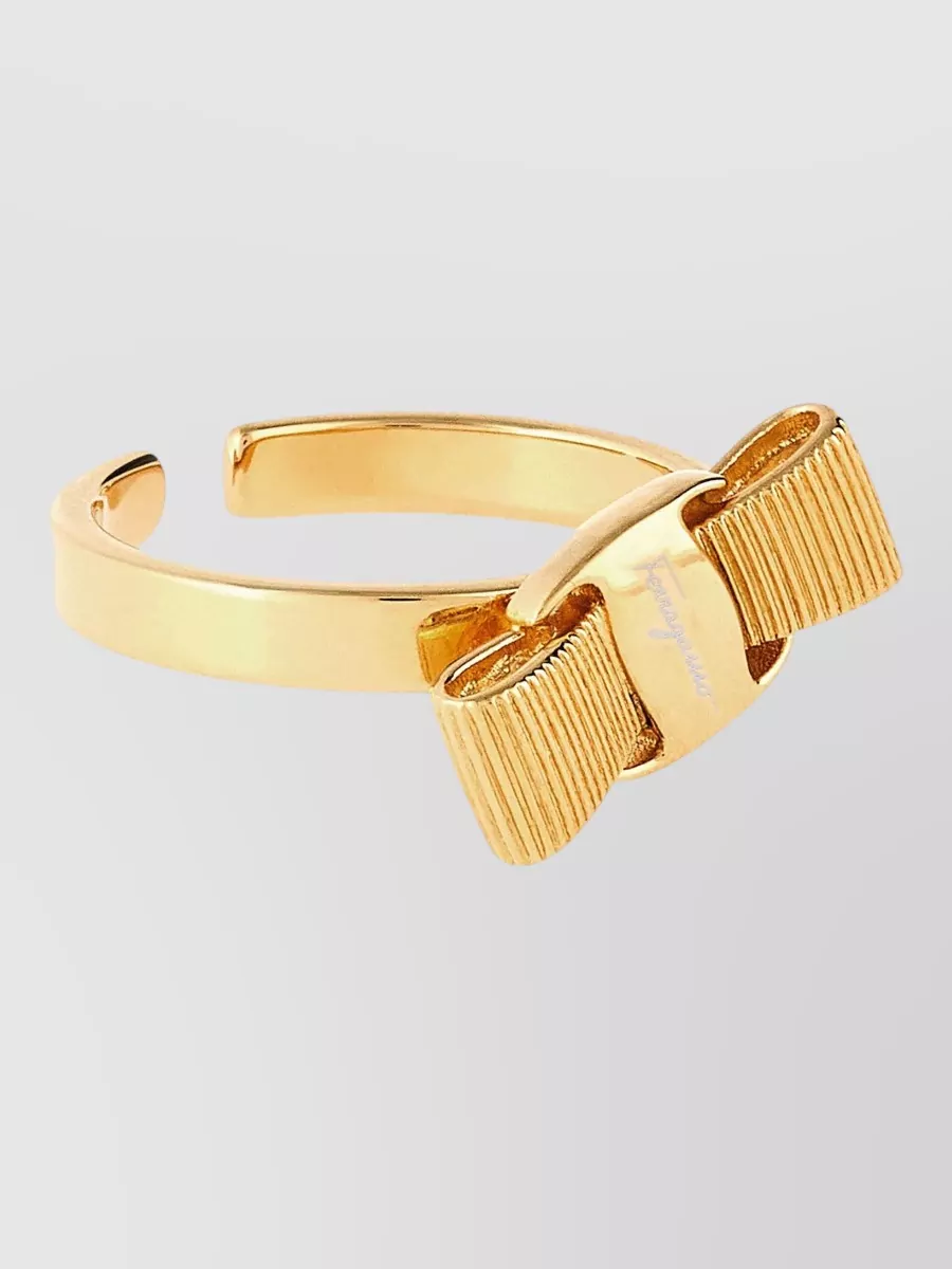 Ferragamo metal vara ring