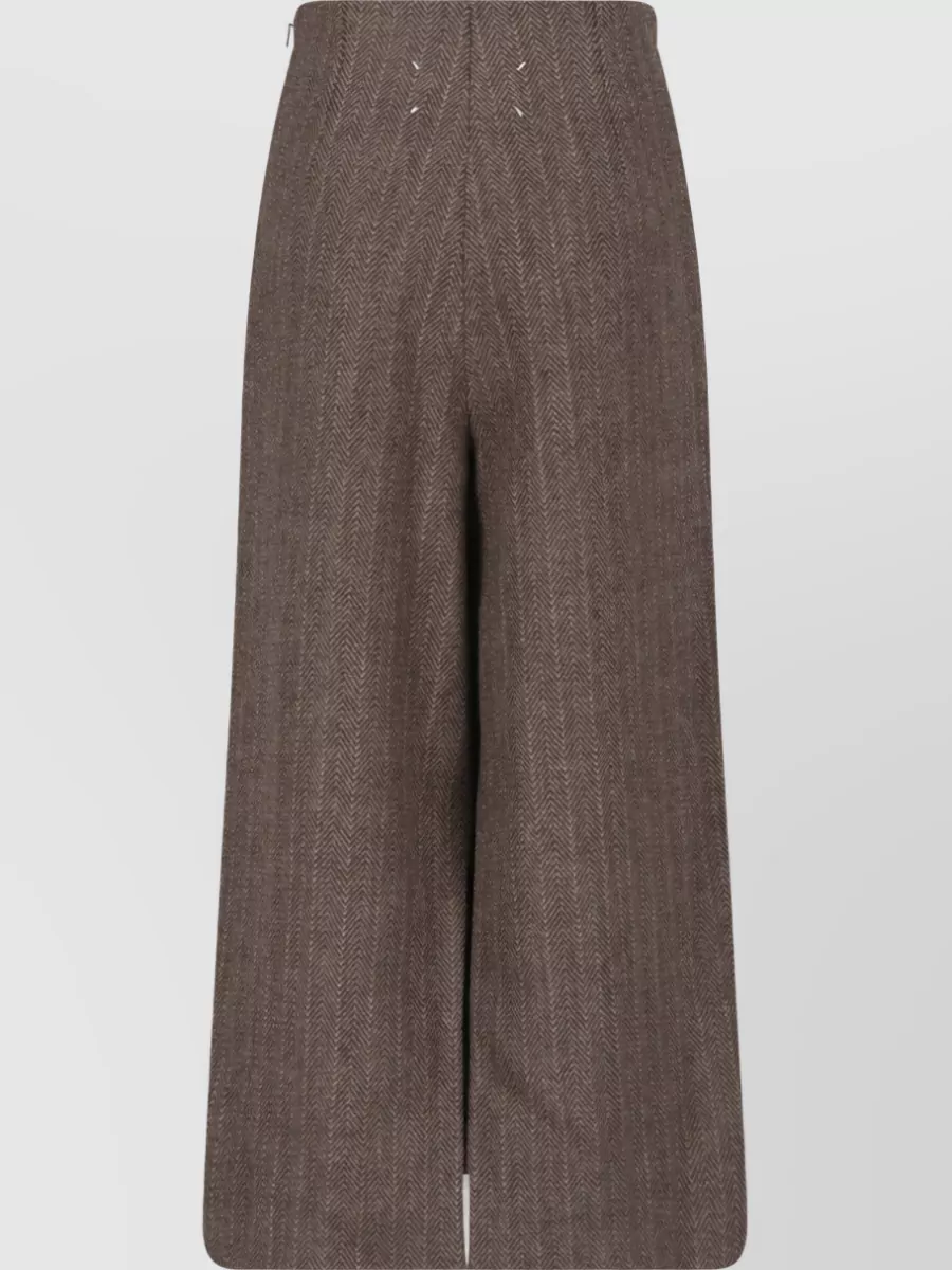Maison Margiela Virgin Wool Straight Pencil Skirt