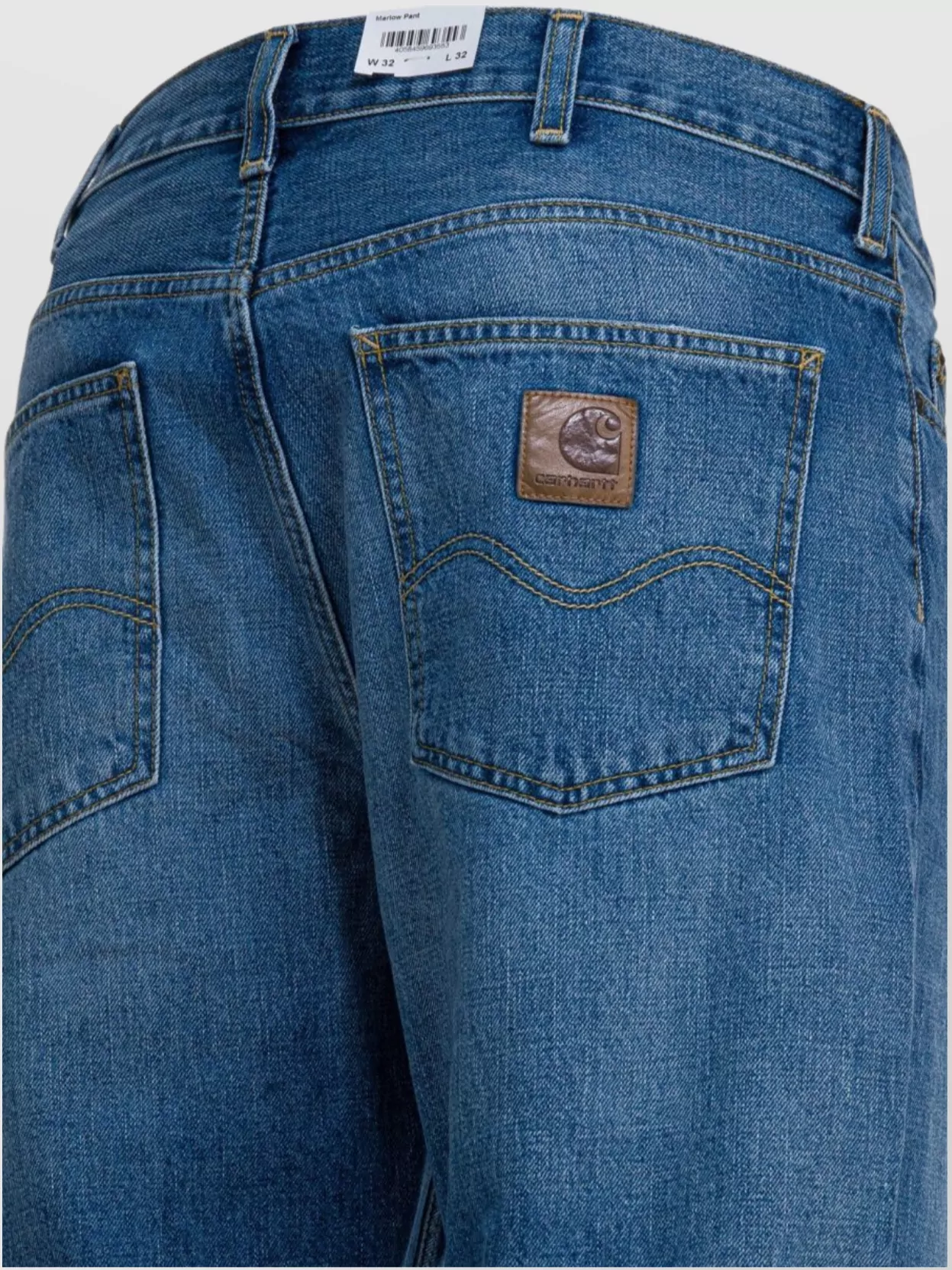 Carhartt Wip Mid-Wash Five-Pocket Denim Trousers