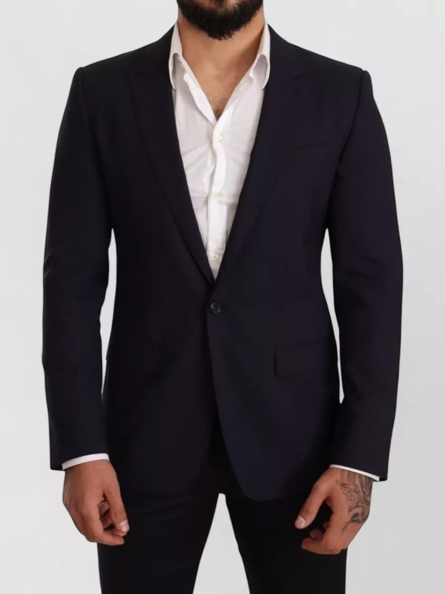 Dolce&Gabbana Virgin wool slim-fit single-breasted blazer