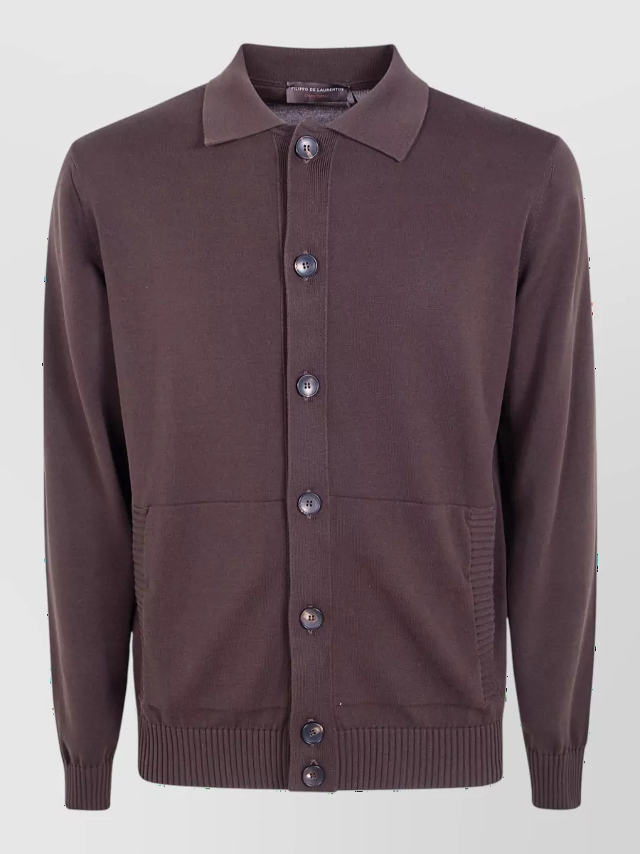 Filippo De Laurentis cotton long sleeve cardigan
