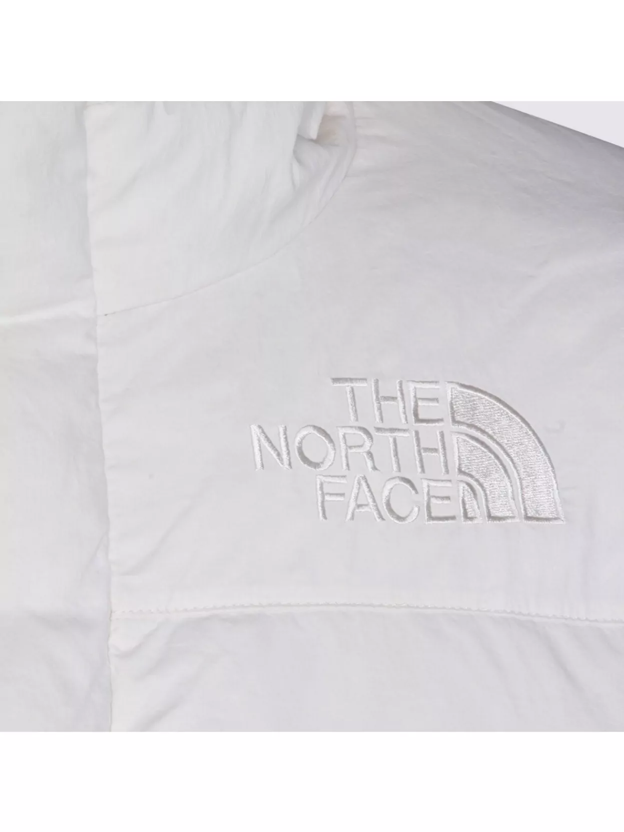 The North Face Hooded Quilted Down Jacket And Pockets