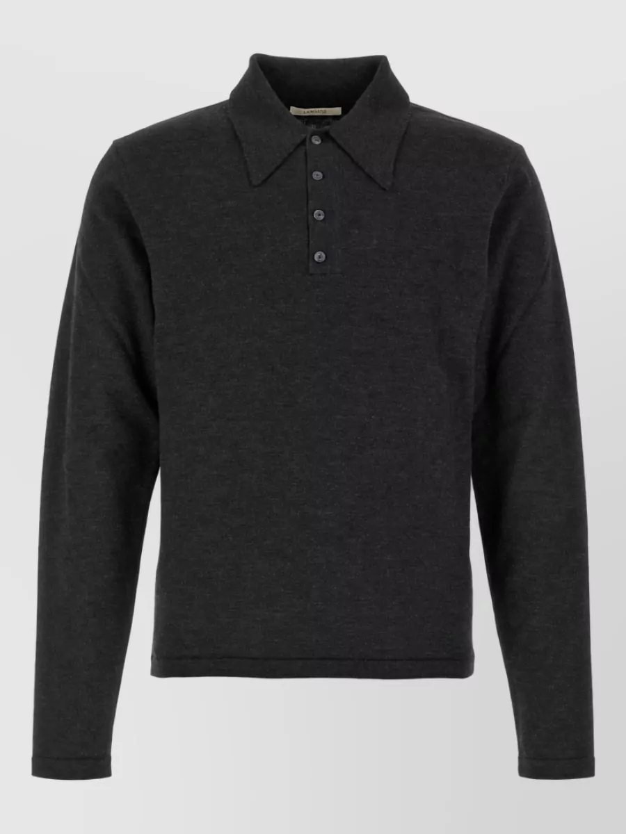 Lemaire wool polo sweater