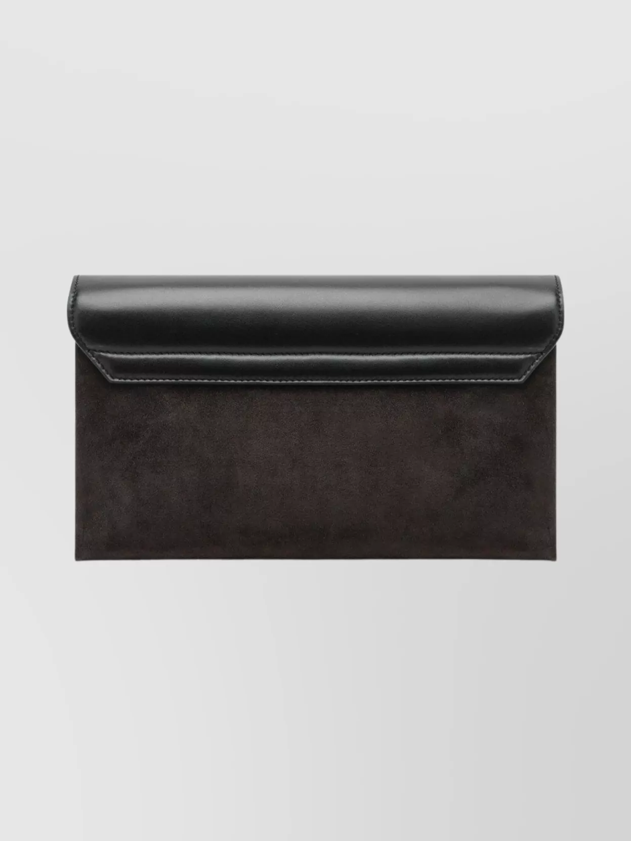 Brunello Cucinelli Suede And Leather Cross-body Bag In Black