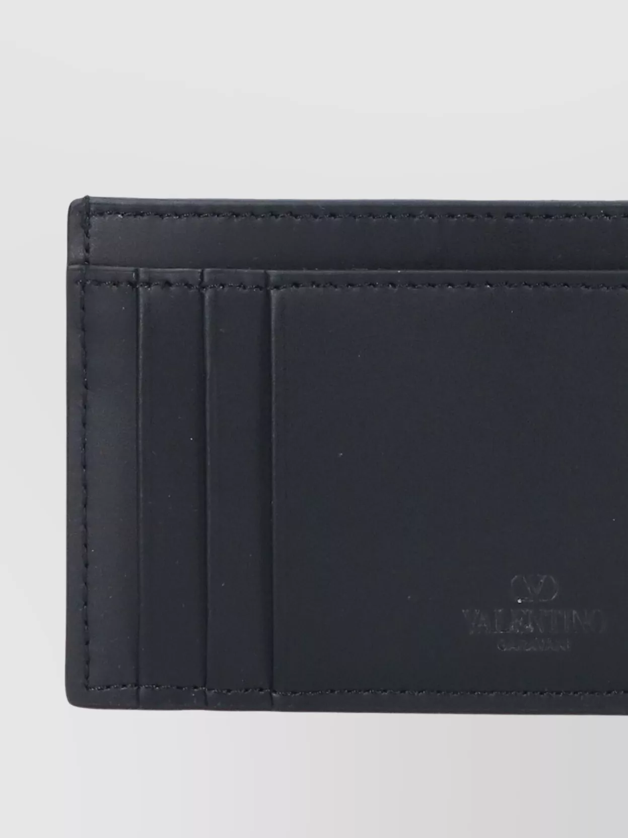 Valentino Garavani Slim Compact Leather Wallets
