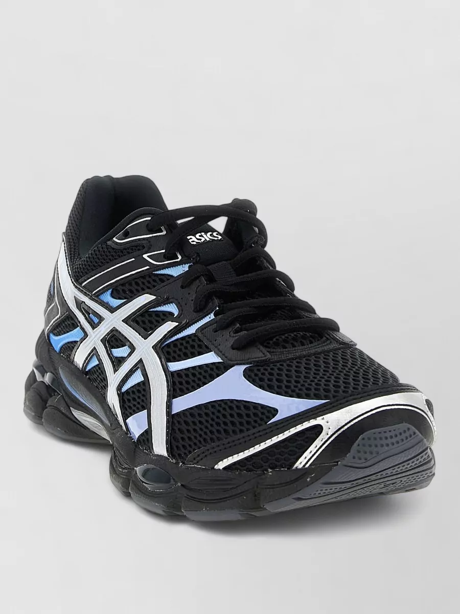 Asics synthetic leather low-top sneakers