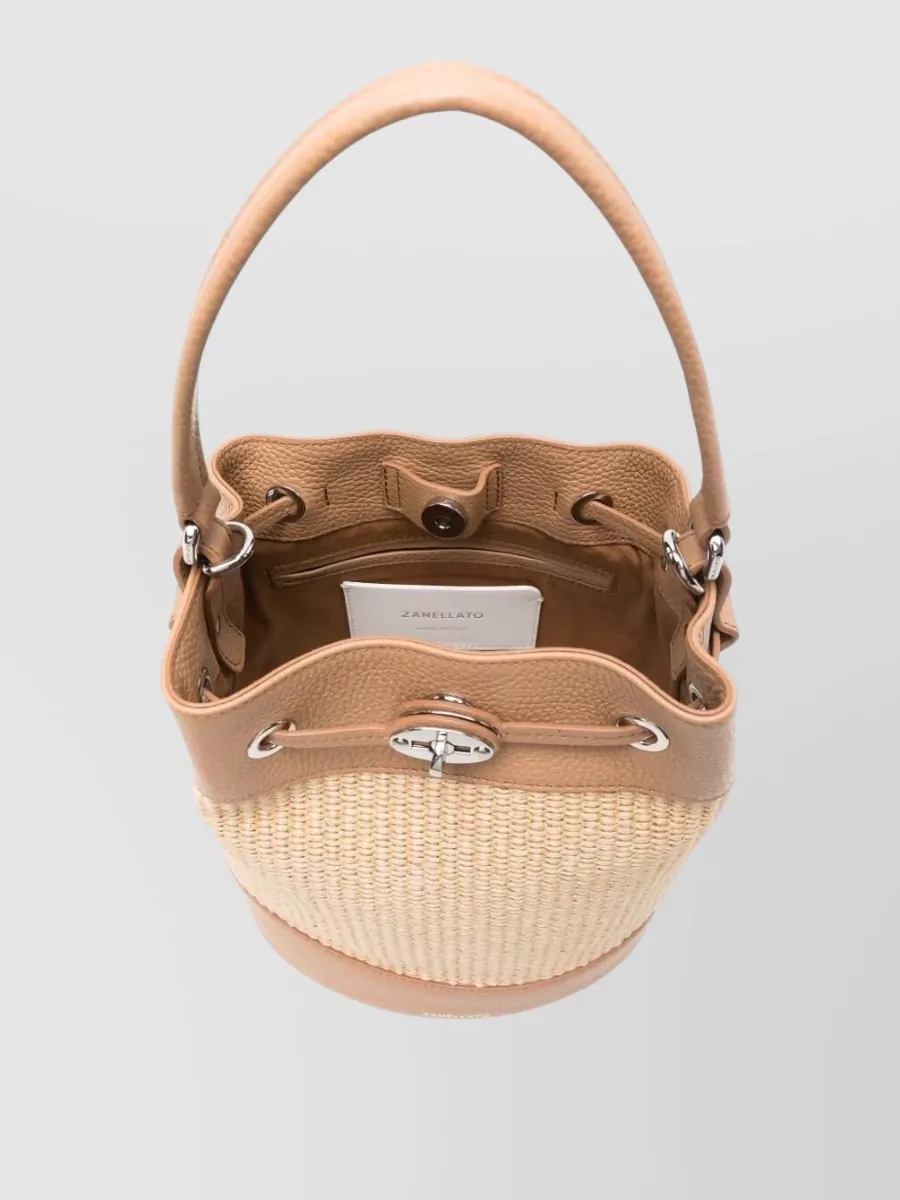 Zanellato Calf Leather Bucket Bag