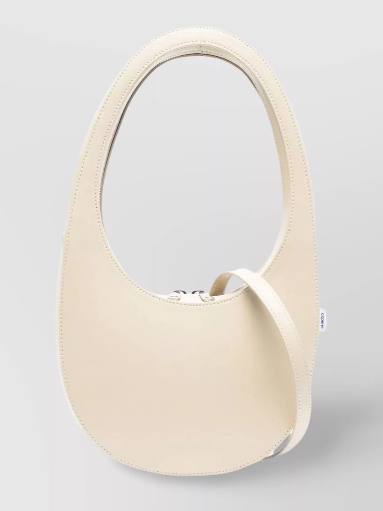 Shop Coperni Detachable Single Strap Curved Bag In Pastel