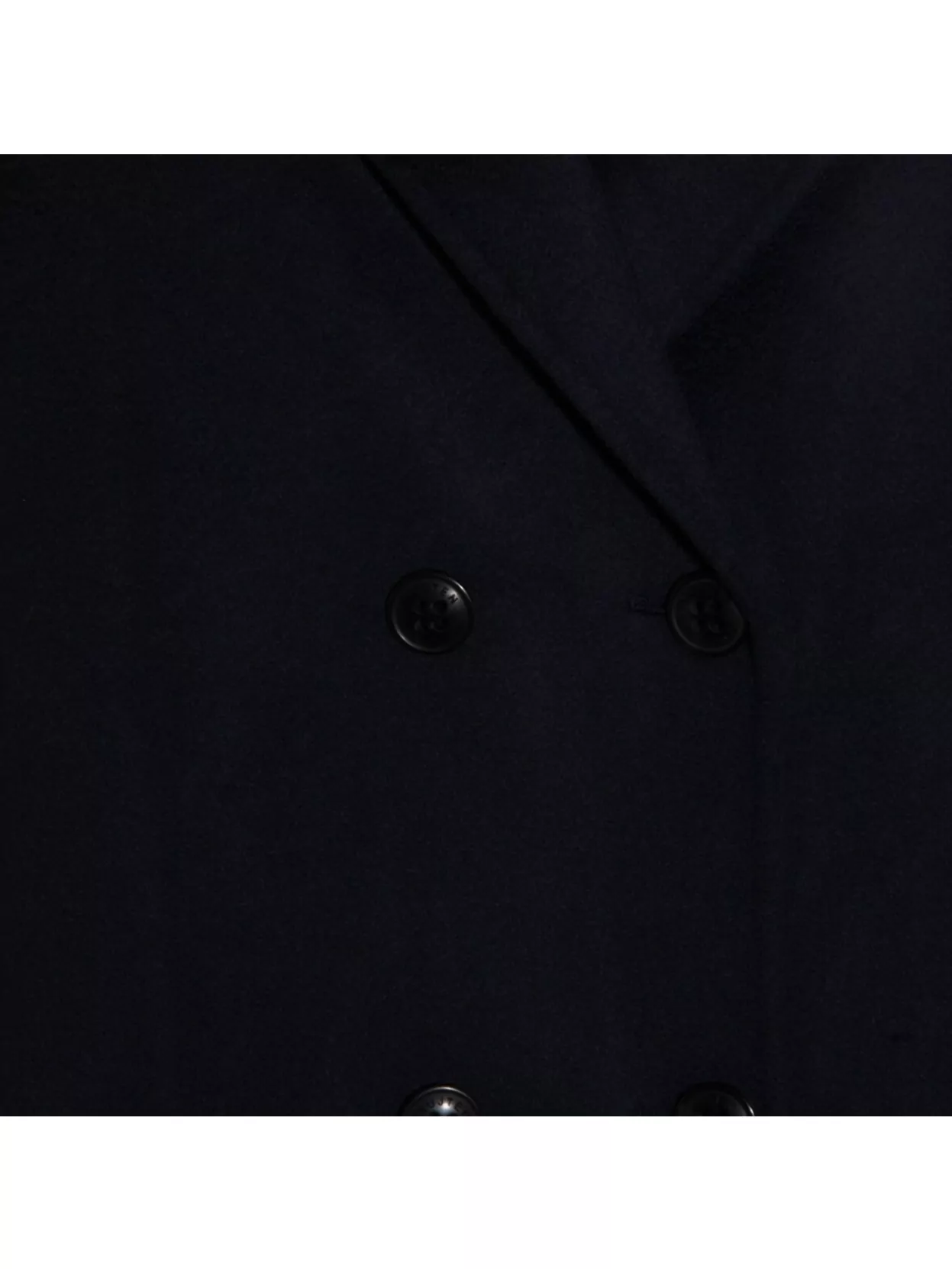 Kujten Double-Breasted Mid-Length Coat Long Sleeves